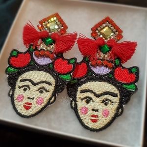 FRIDA KAHLO HANDMADE EARRINGS
